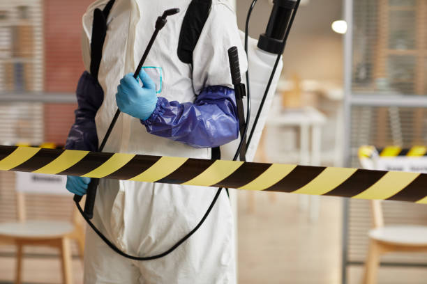 Professional Biohazard technician working in Wingate, NC
